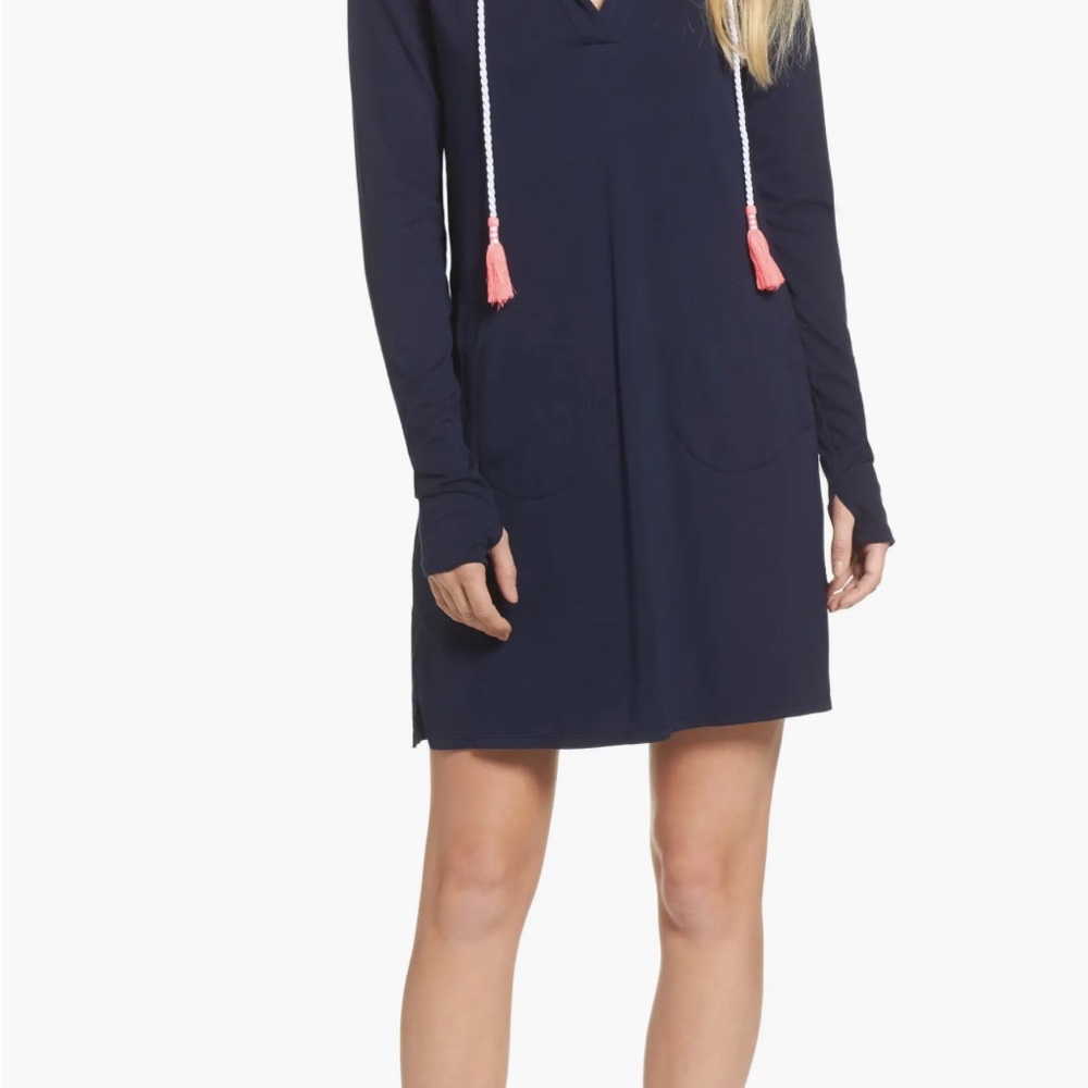 LILLY PULITZER XS Rylie UPF 50+ Shift Dress navy